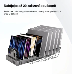 Charging C20 - 25W na port - 500W celkem